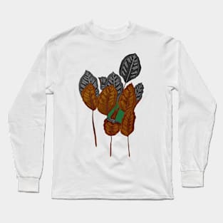 Calathea houseplant - Emerald Green Long Sleeve T-Shirt